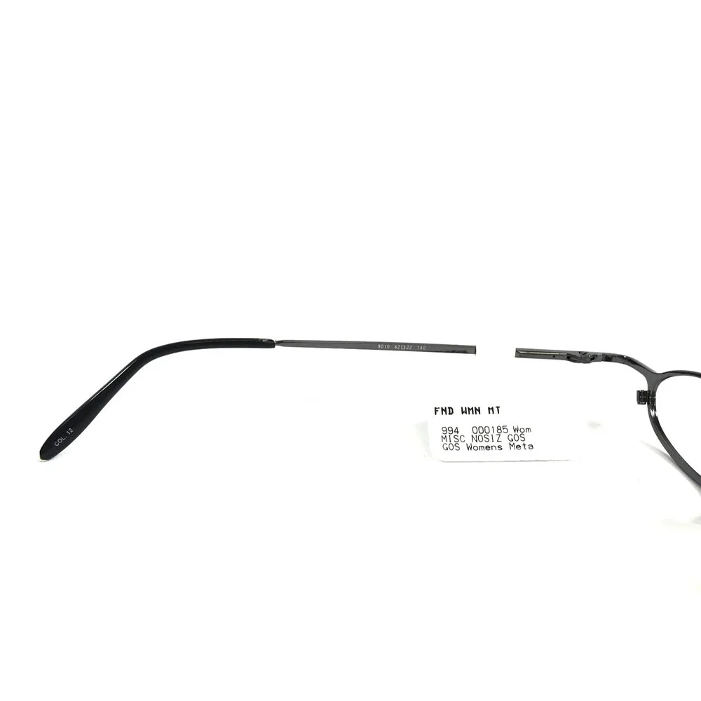 ogi Petite Eyeglasses Frames 9010 COL. 12 Gunmetal Oval Wire Rim 42-22-140